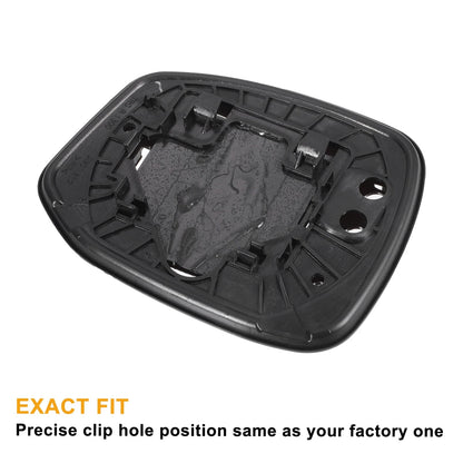 White Mirror Glass Pair w/ Back Non-Heated for Honda Model