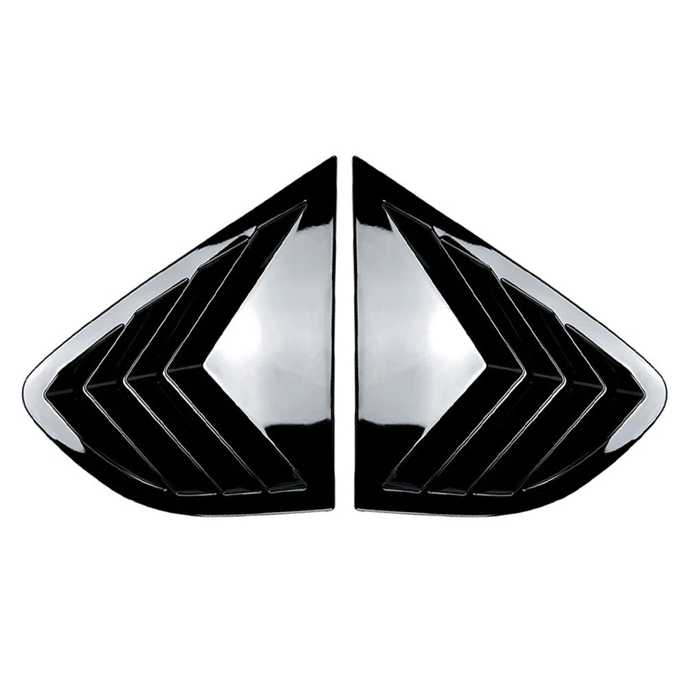 Glossy Black Rear Window Louver Cover for BMW X4 (2014-2018)