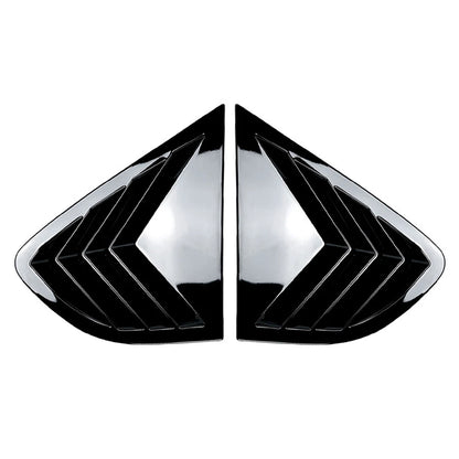 Glossy Black Rear Window Louver Cover for BMW X4 (2014-2018)