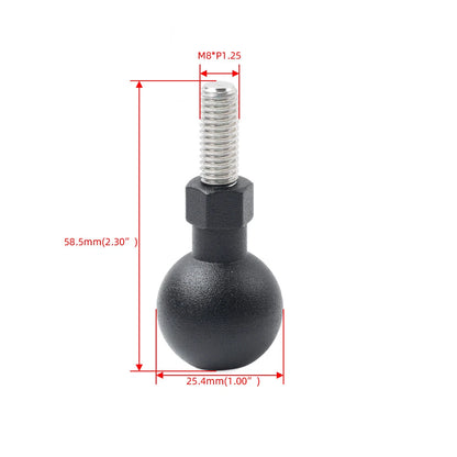 Universal Handlebar Ball Head Base GPS Phone Holder Clamp for Bikes