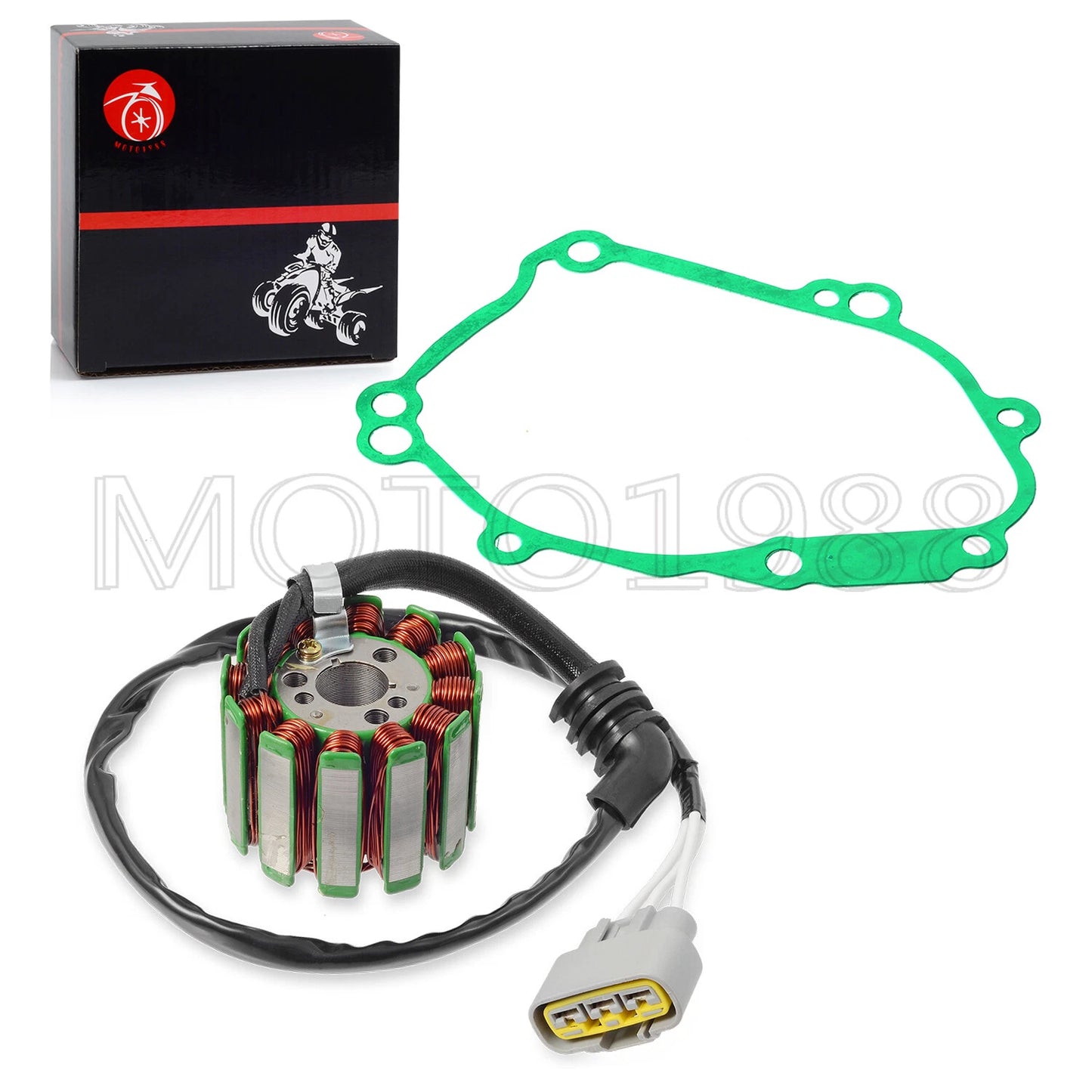 Magneto Stator & Gasket for Yamaha YZF-R1 R1 FZ1 FZ8 FZS1 (2004–2016)