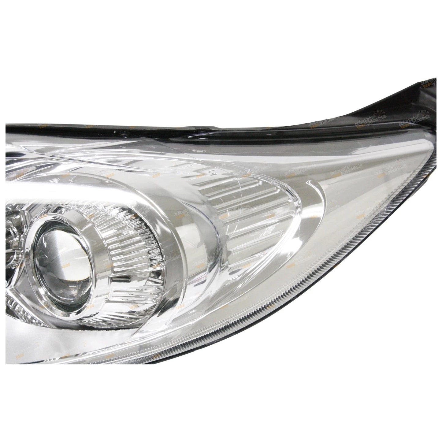 Left LH Chrome Projector Headlight for Ford Fiesta Zetec Hatch (2009 - 2013)
