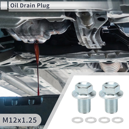 1 Set / M12x1.25 / Engine Oil Drain Plug for Car Motorcycle