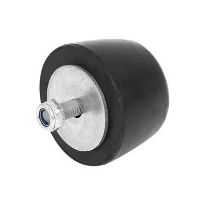 2 x Black Rubber Bumper Cushions for Jeep Wrangler (2002-2006)