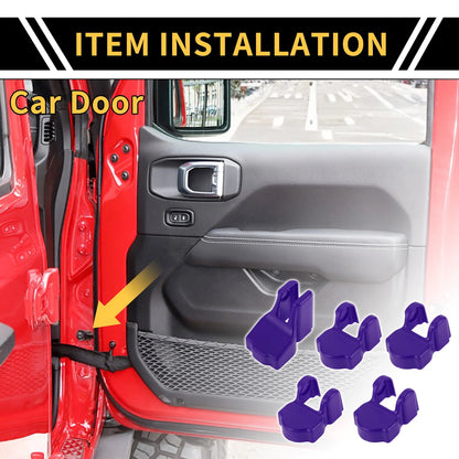 Door Limiting Cover Trim for Jeep Wrangler JL JLU (2018-2024) - Purple