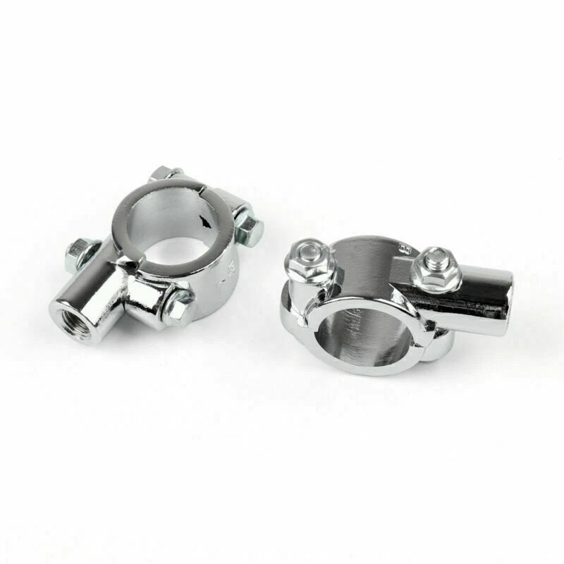 2 x Mirror Clamp Holder for Dalter 25mm Handlebar M10 Motorcycle