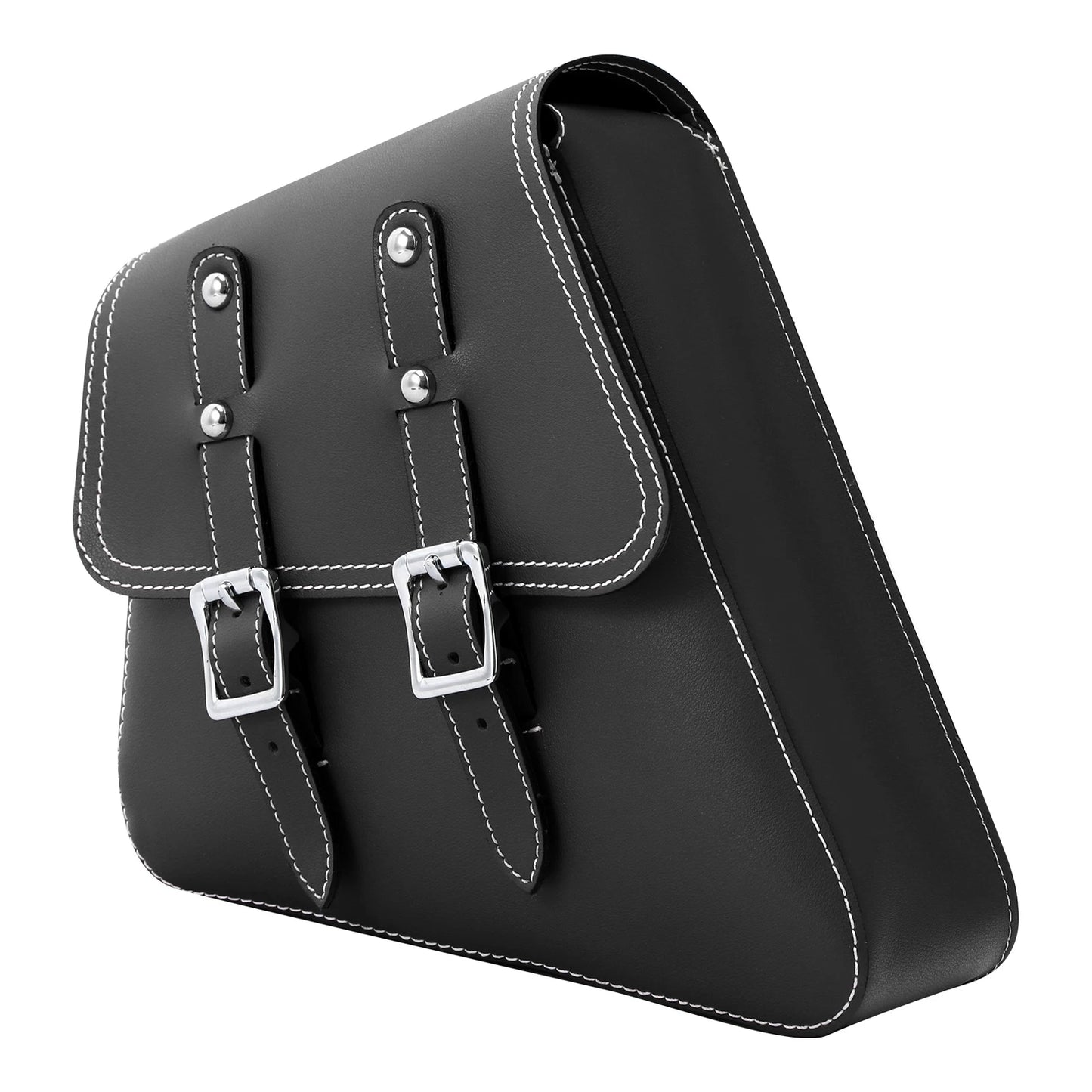 Black Side Bag Saddlebags for Harley Sportster Iron 883 1200 (2007-2020)