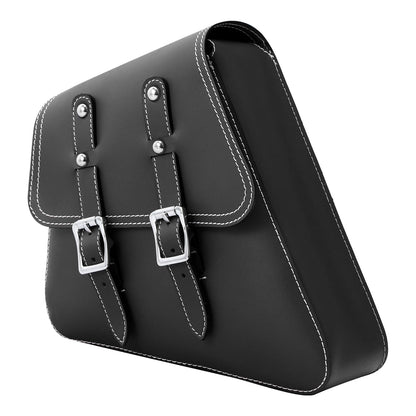 Black Side Bag Saddlebags for Harley Sportster Iron 883 1200 (2007-2020)