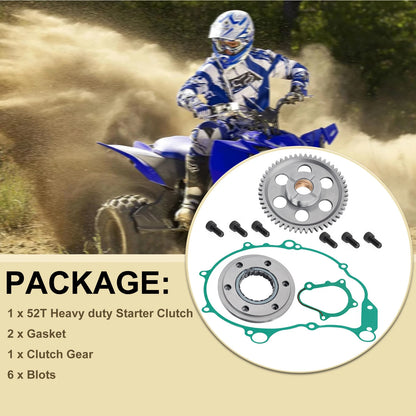 Starter Clutch One-Way Bearing Kit for Yamaha YFM660R Raptor 660R (2004–2005)