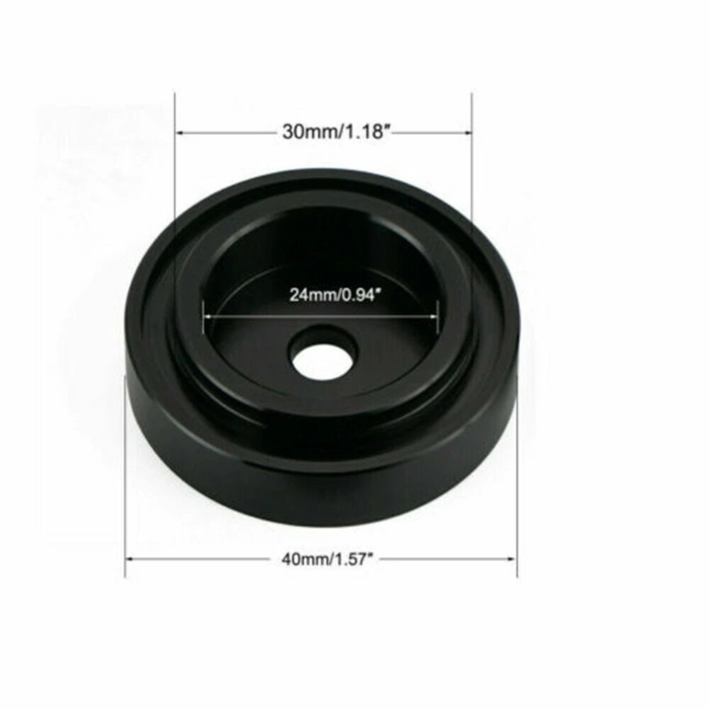 Black Rear Wiper Block Off Plug Cap for Honda / BMW E46 / Mk4