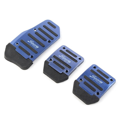 Aluminum Anti-Slip Foot Pegs for Sport Pedals - Blue