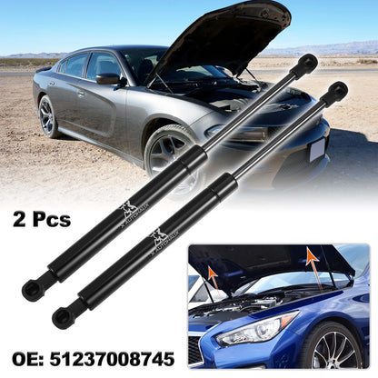 2 x Car Front Hood Gas Lift Supports for BMW 5 Series E60 E61 (2005-2010)