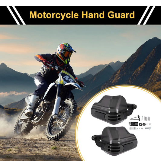1 Set Universal Hand Guard for Motorcycles Knuckle Protector Black PC