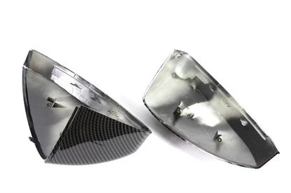 Carbon Fiber Style Side Wing Mirror Caps Covers for Audi TT (2014–2023)