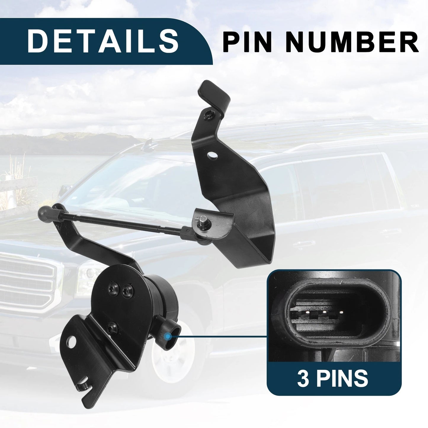 Air Suspension Ride Height Level Sensor for GMC Yukon (2001 - 2006)