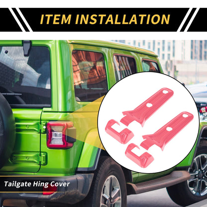 Tailgate Hing Cover Trim for Jeep Wrangler JL Gladiator (2018-2023)