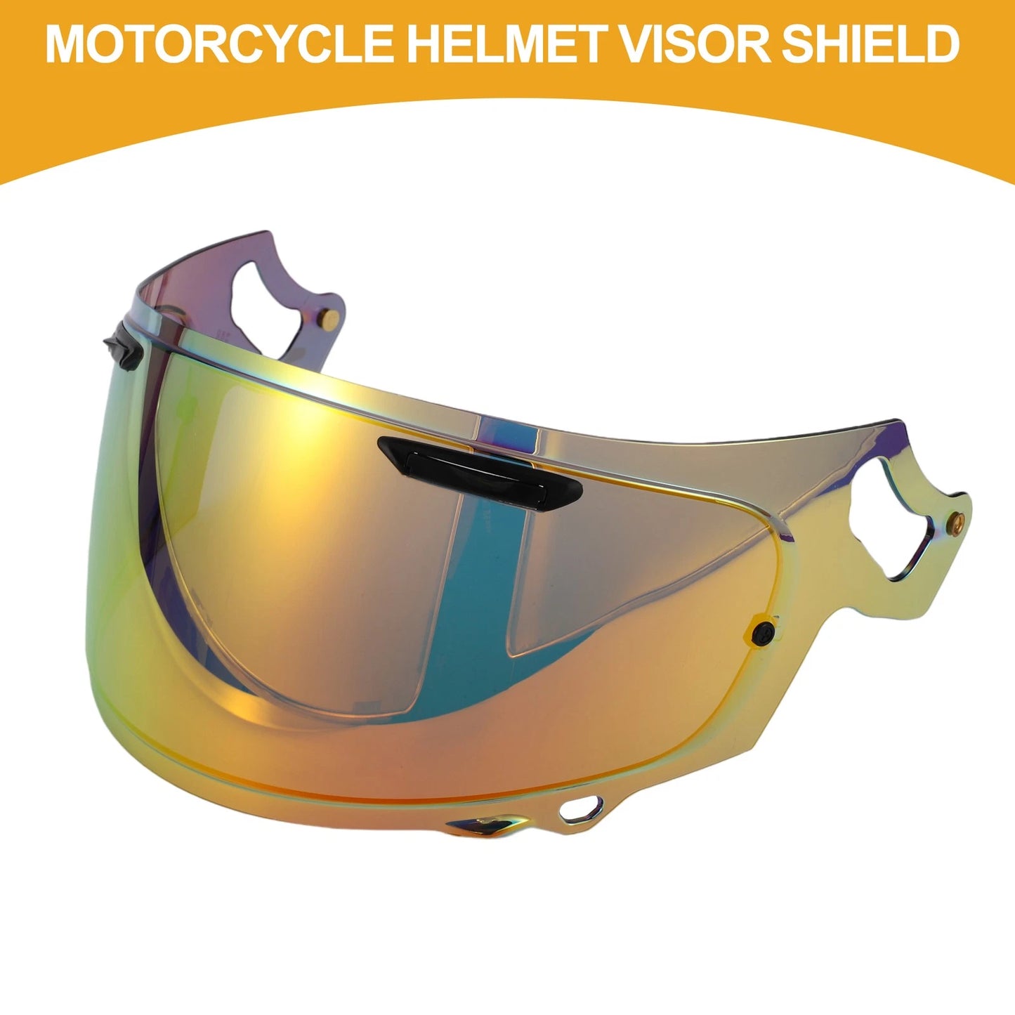 Visor Shield 3-Snap for RX-7X Resin Gold Tone Shoei (2014–2016)