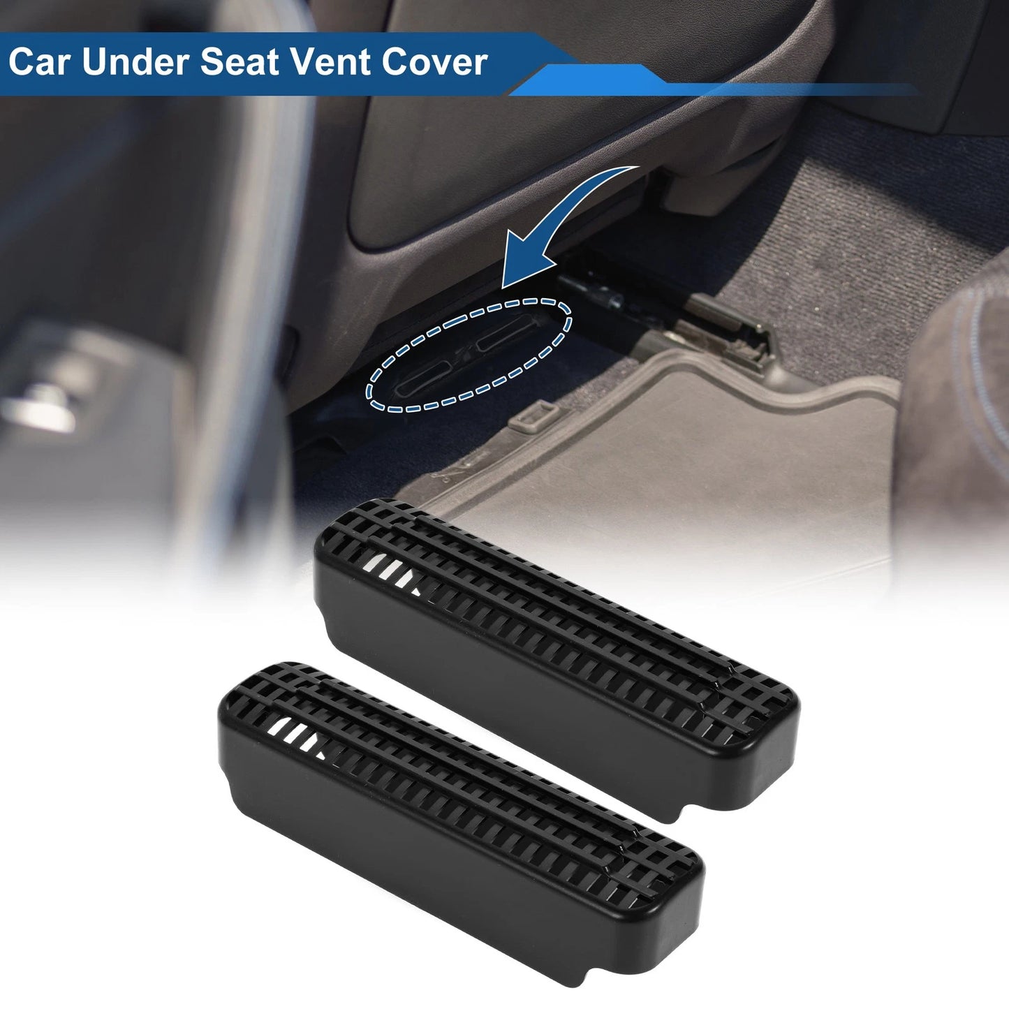 Under Seat Air Outlet Covers for Ford F150 2016-2024 (2 Pcs)
