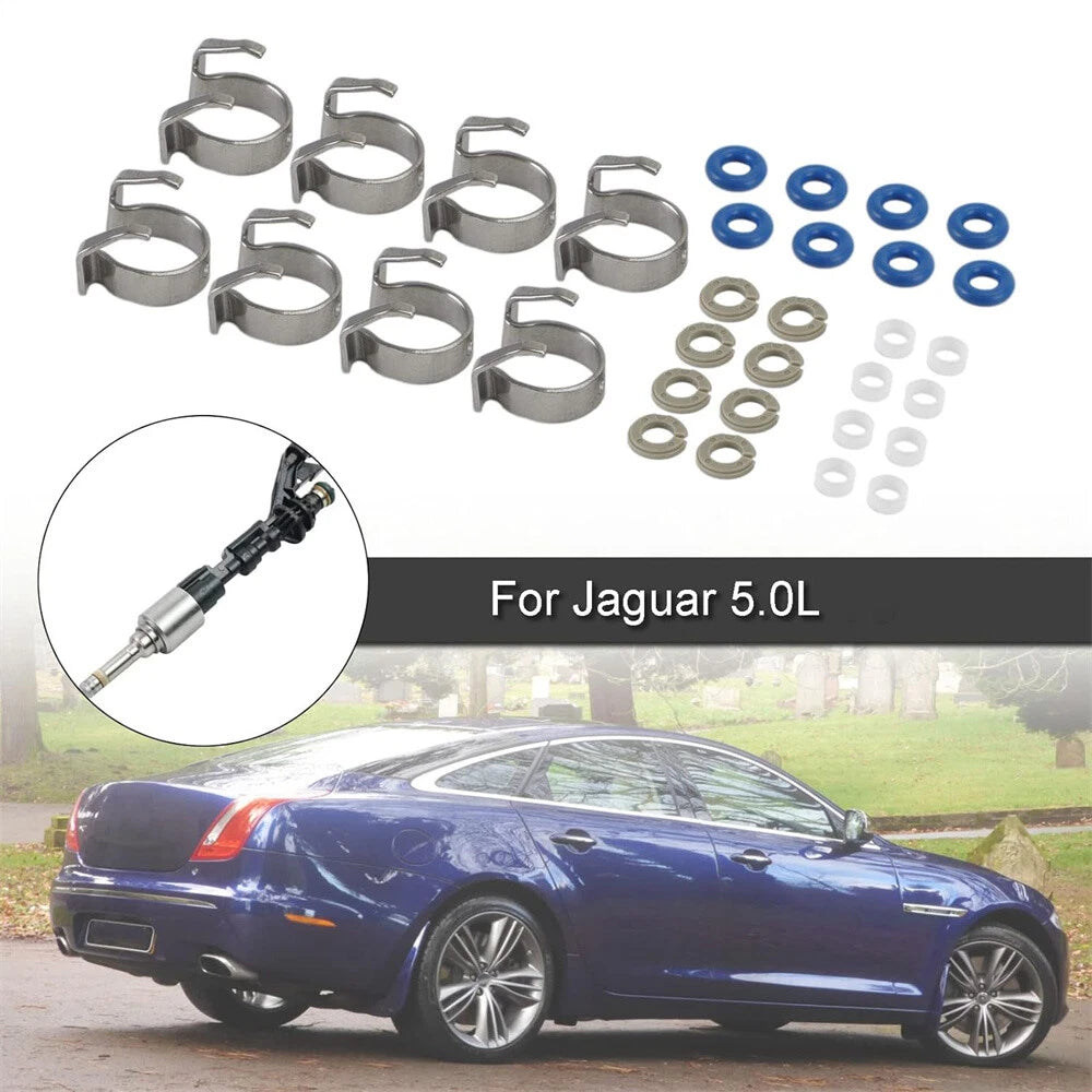 8 x Fuel Injector Repair Seal Kit for Range Rover Jaguar 5.0L (2010-2012)