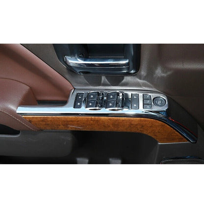 Window Lift Switch Cover Trim for Chevrolet Silverado GMC Sierra (2014-2023)