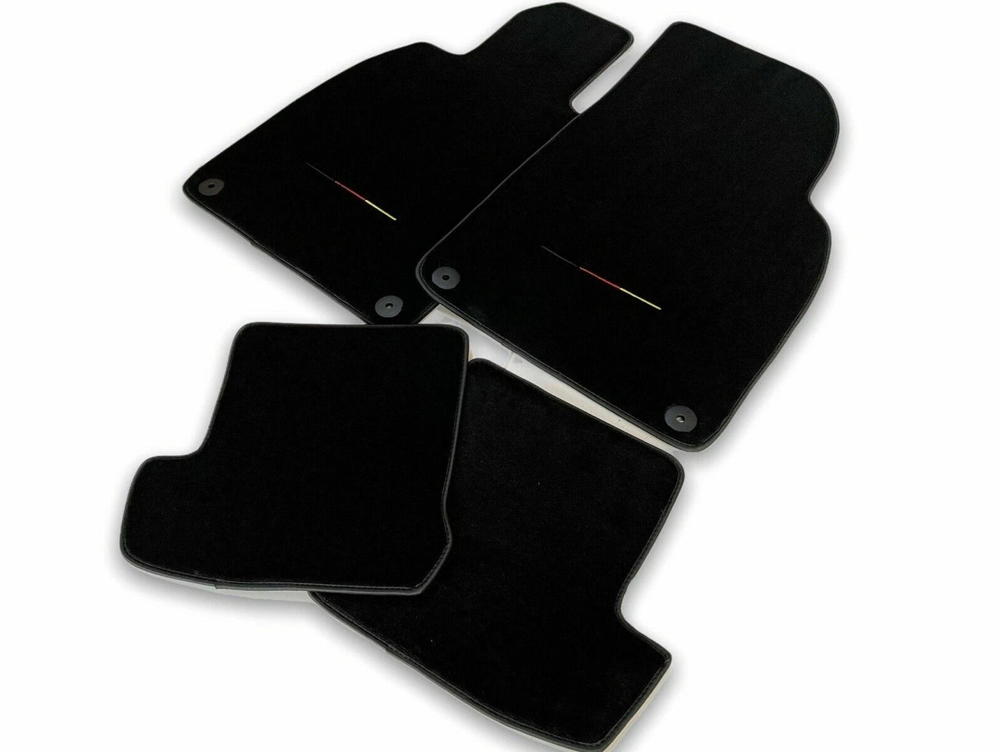 Floor Mats for Audi Q3 LHD Carpet Black Germany Flag (2013-2018)