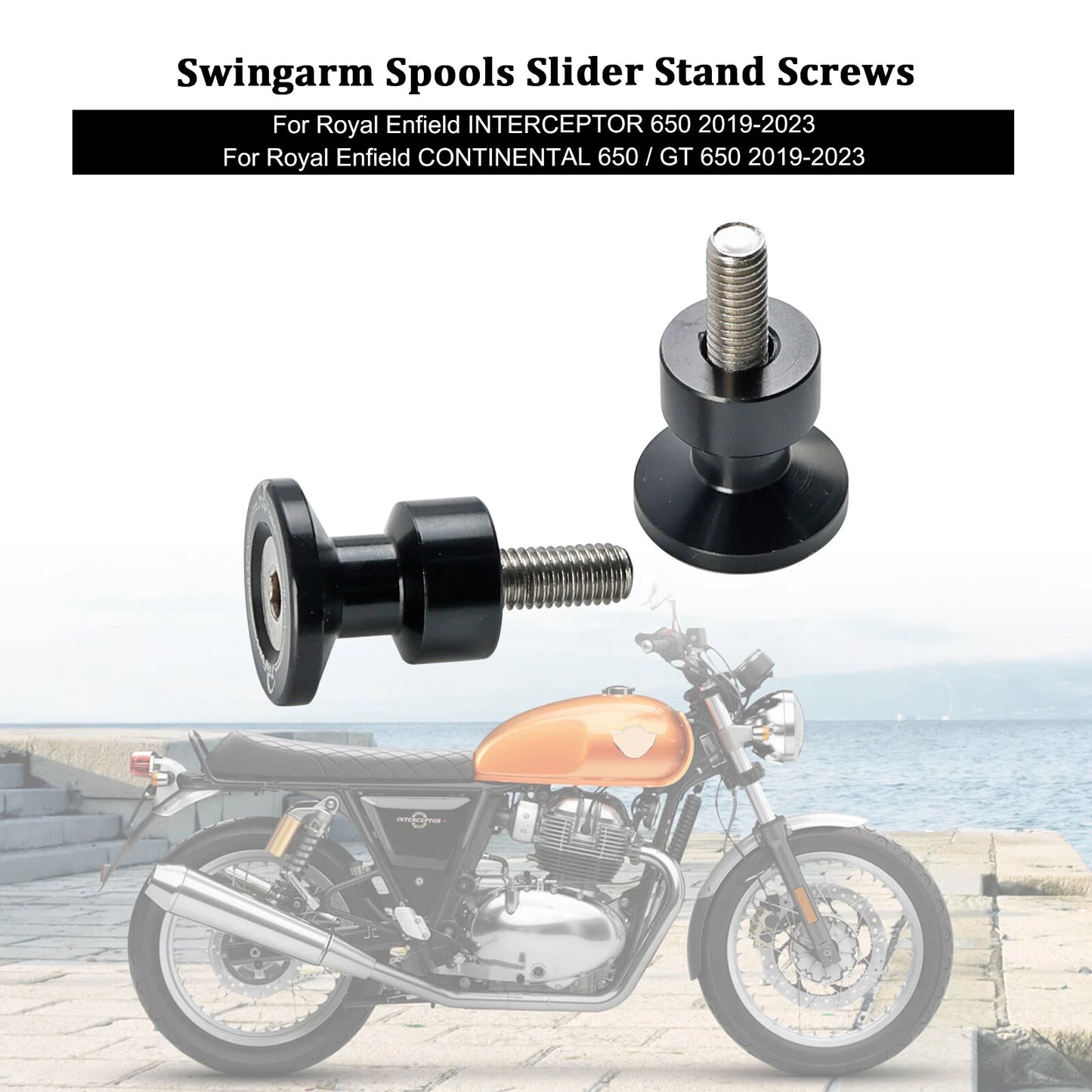 Swingarm Coils Slider Bolts for Kawasaki Ninja, Suzuki GSX-S, CBR (2010-2023)