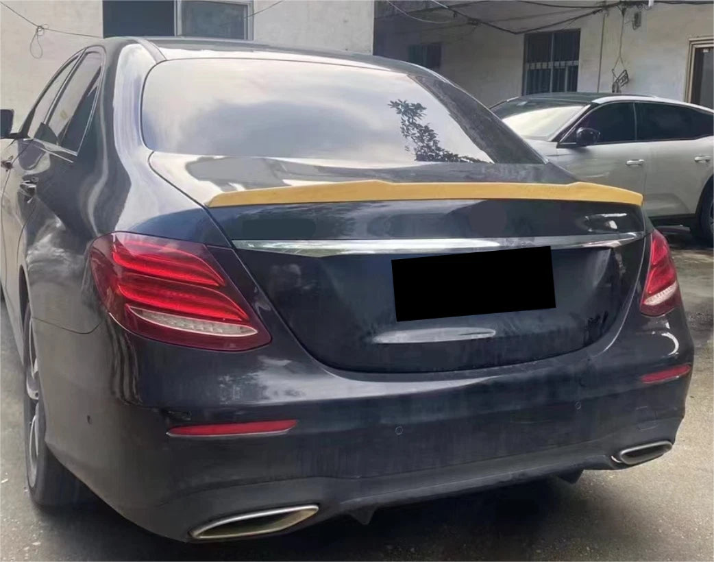 Rear Spoiler for Mercedes Benz E-Class W213 2016-2022 Unpainted M4 Style