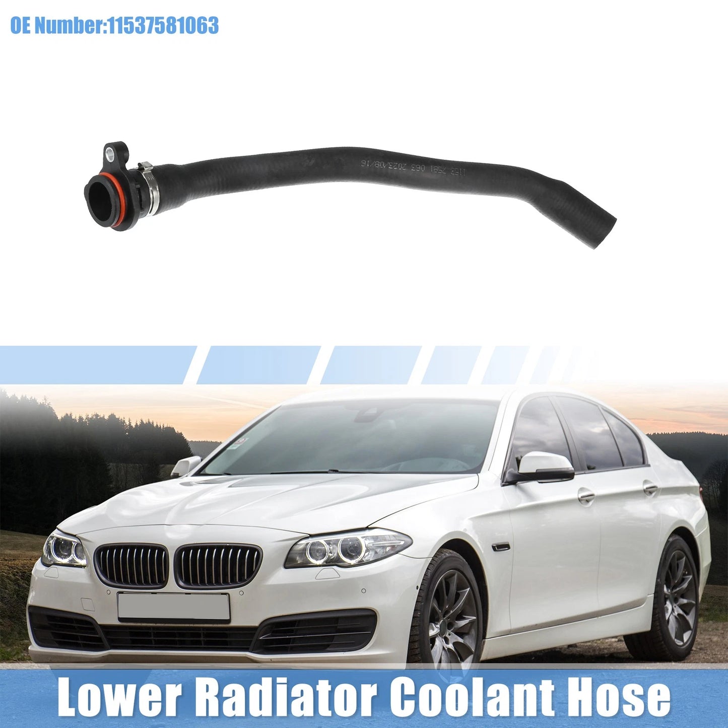 Radiator Coolant Hose 3.0L for BMW 528i Base
