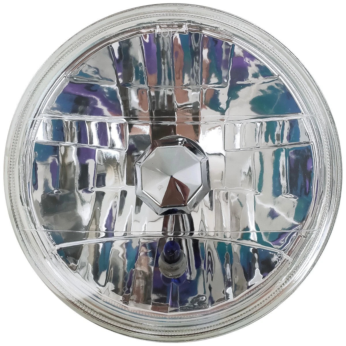 7" Round Crystal Clear Lens Headlights for Make & Model  x2