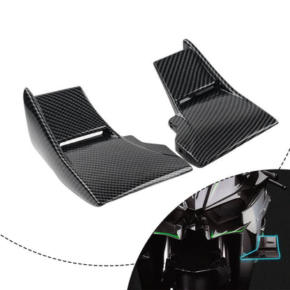 Carbon Fiber Lower Winglets for Kawasaki Ninja H2 R (2015-2023)