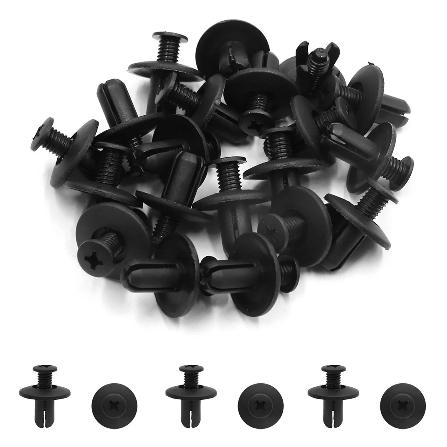 8mm Plastic Rivets Clips Fasteners for Chevrolet