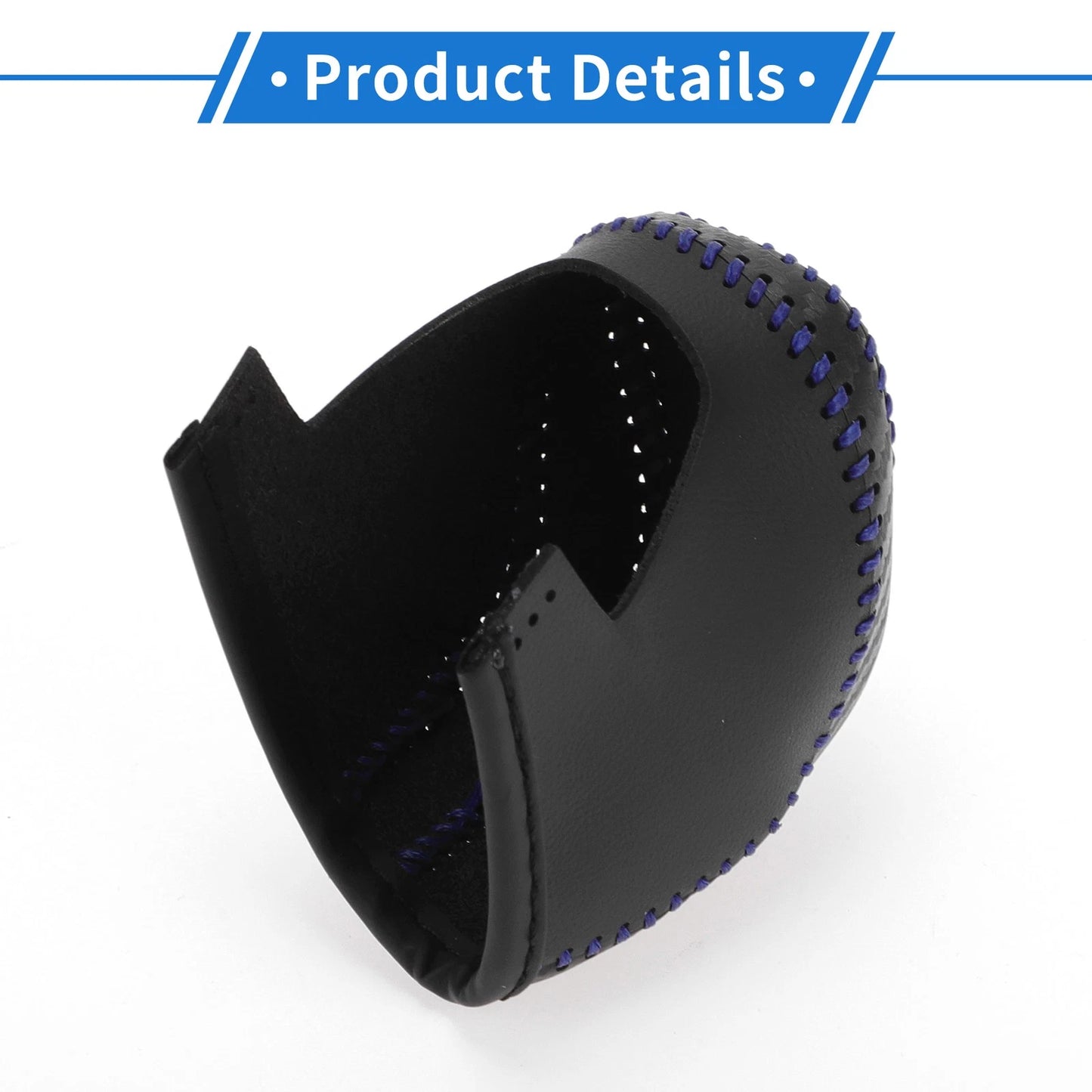 Gear Shift Knob Cover for Toyota Camry 2018-2023 Black Carbon Fiber Blue