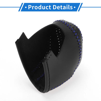 Gear Shift Knob Cover for Toyota Camry 2018-2023 Black Carbon Fiber Blue