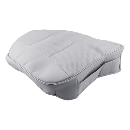 Gray PU Leather Driver Seat Cover Cushion for Universal Fit