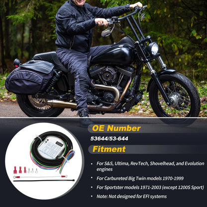 Programmable Single Fire Electronic Ignition Module for Harley-Davidson