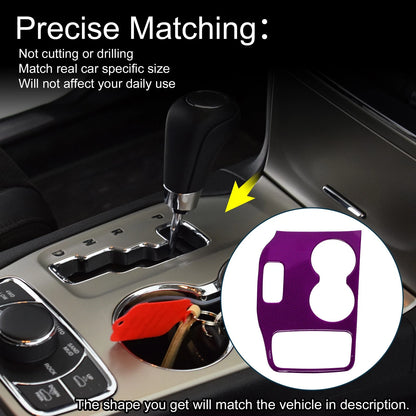 ABS Gear Shift Knob Cover for Jeep Grand Cherokee 2014-2015 - Purple