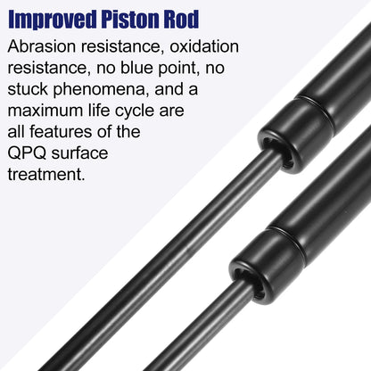 Front Hood Lift Support Gas Struts for Porsche 911 Coupe Black (1999-2005)