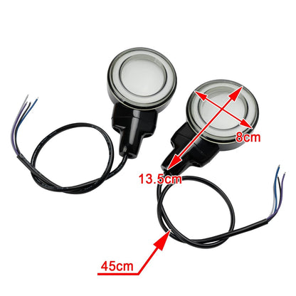 LED Turn Signal Flat for Harley Heritage Softail Classic (1999-2023) Black