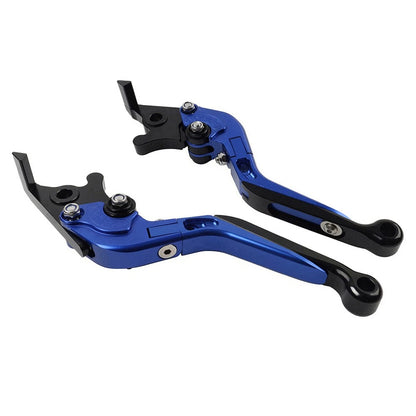 CNC Blue Extendable Brake Clutch Levers for Yamaha TMAX 500 530 560 (2001-2023)