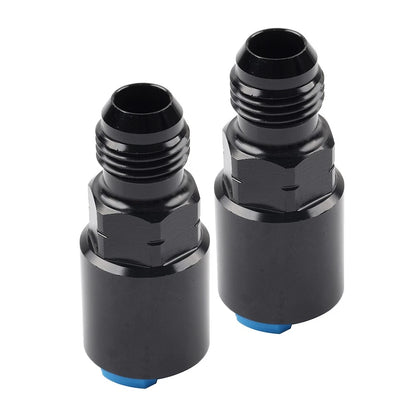 6AN Male to 5/16" Female Quick-Disconnect EFI Fuel Rail Fitting