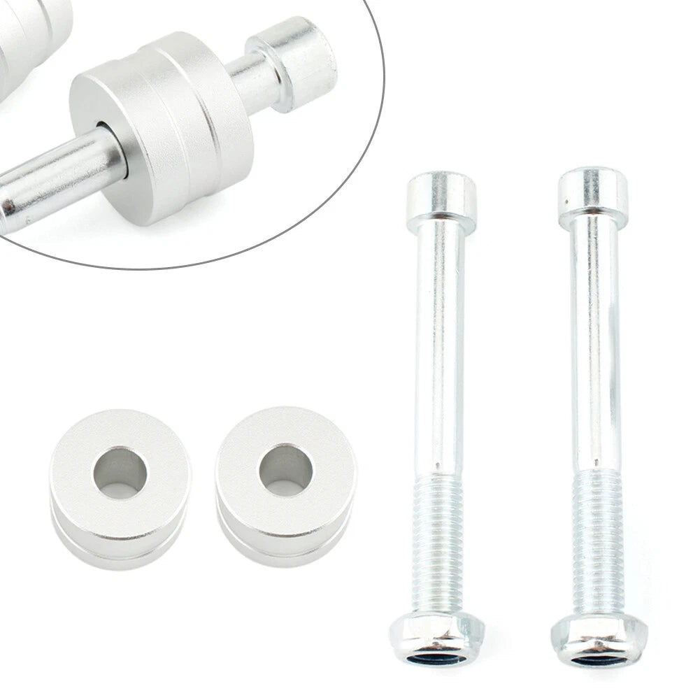 Ducati Hypermotard 1100 Handle Bar Risers Kit 2007-2009 Silver