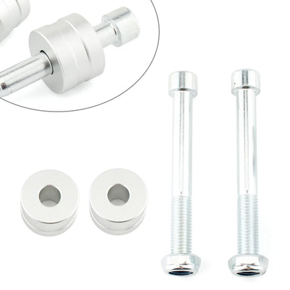Ducati Hypermotard 1100 Handle Bar Risers Kit 2007-2009 Silver