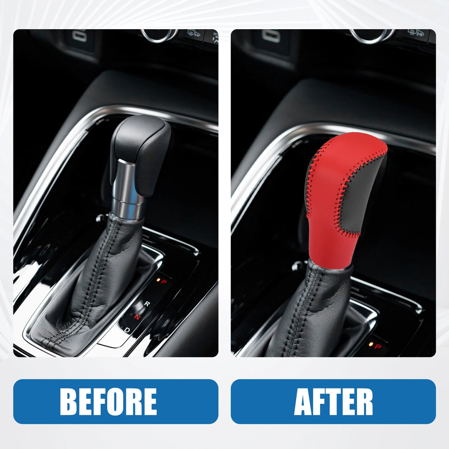 Red Gear Shifting Knob Cover for Honda HR-V (2023-2024)