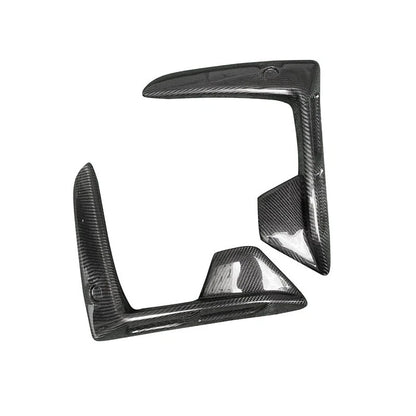 Carbon Fiber Front Bumper Vent Cover Trim for BMW X5M F95 2020-2023