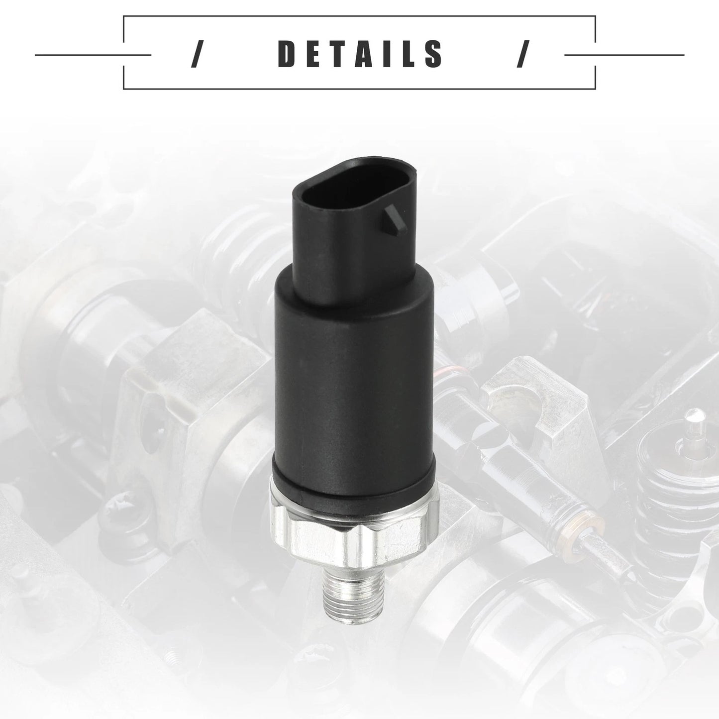 Engine Oil Pressure Sensor for Jeep Cherokee 1992-1996 - Plastic, Black