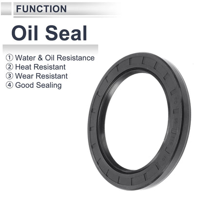 Oil Seal 80x110x10mm Seal Ring Rotary Shaft Nitrile Rubber 5 Pcs