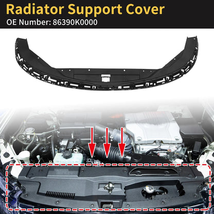 Radiator Support Cover for Kia Soul (2024-2026) ABS Black