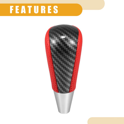 Gear Shift Knob for Toyota Yaris 2004-2018 - Auto Inner Shifter Red