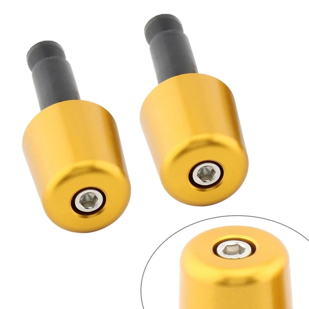 1.5 in Handlebar Hand Grips & End Caps for Universal Motorcycle Models