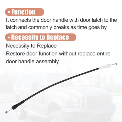 Rear Left Cargo Door Lock Release Cable for Ford Excursion (2001-2005)
